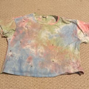 Sunday Stevens Tie Dye Tee With Stars Size M
